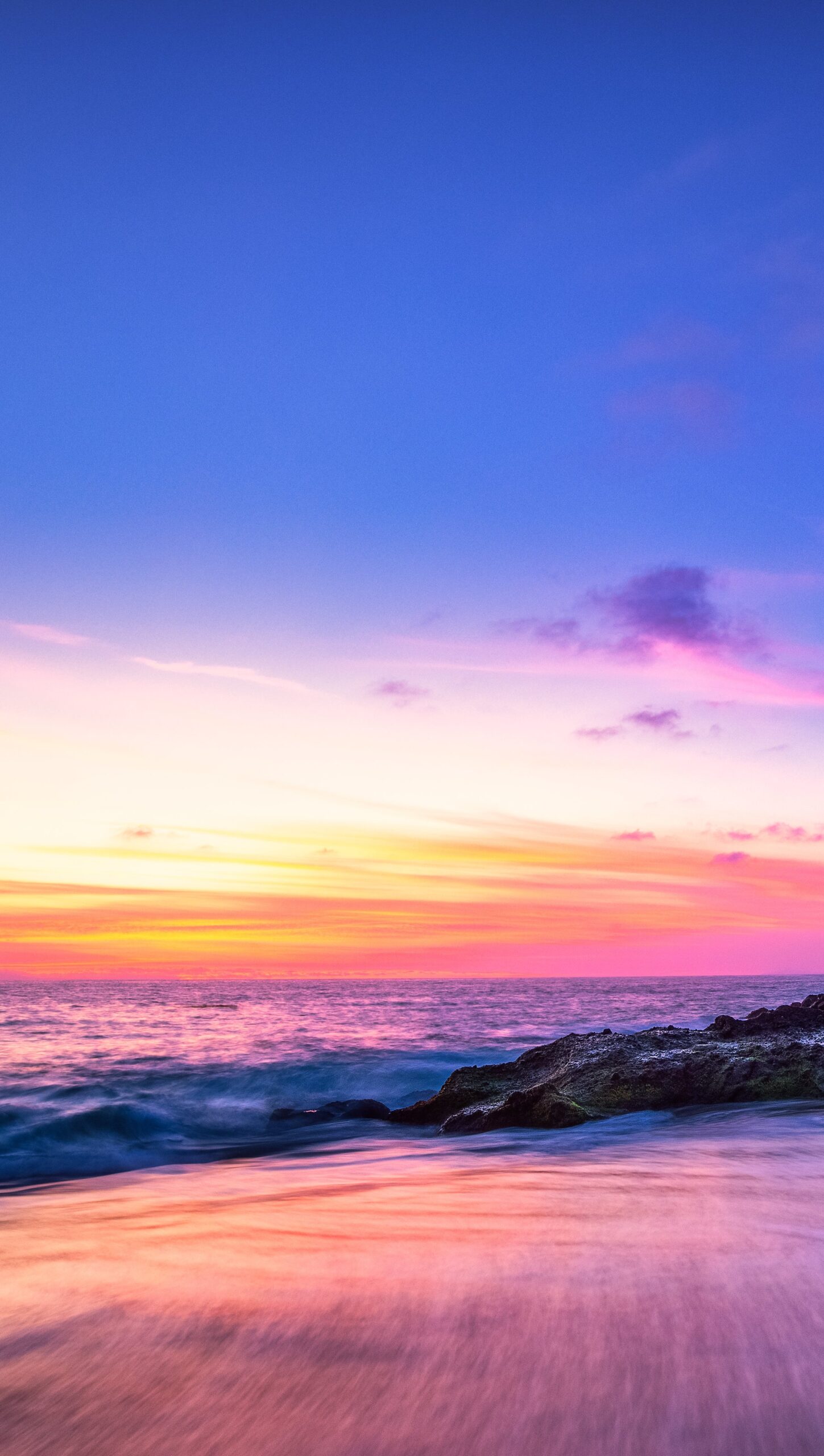 Playa Laguna al atardecer