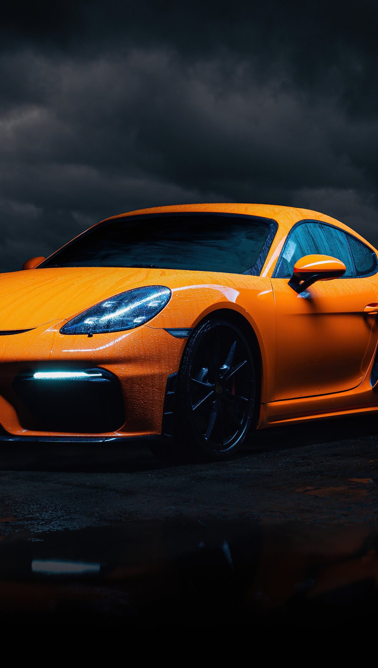 Porsche Cayman GT4 de frente