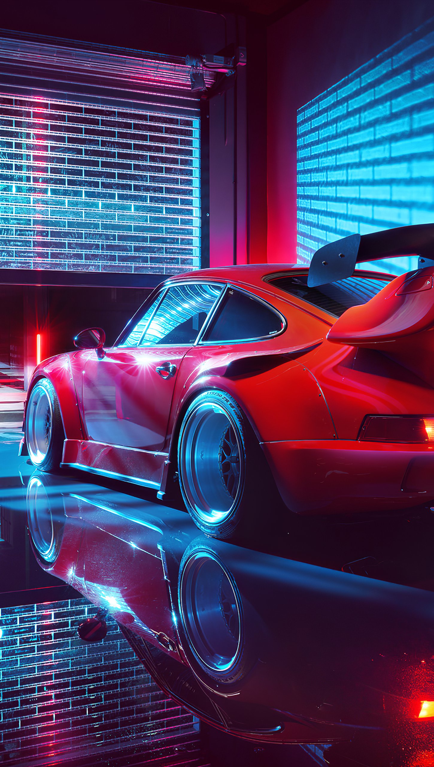 Porsche rojo