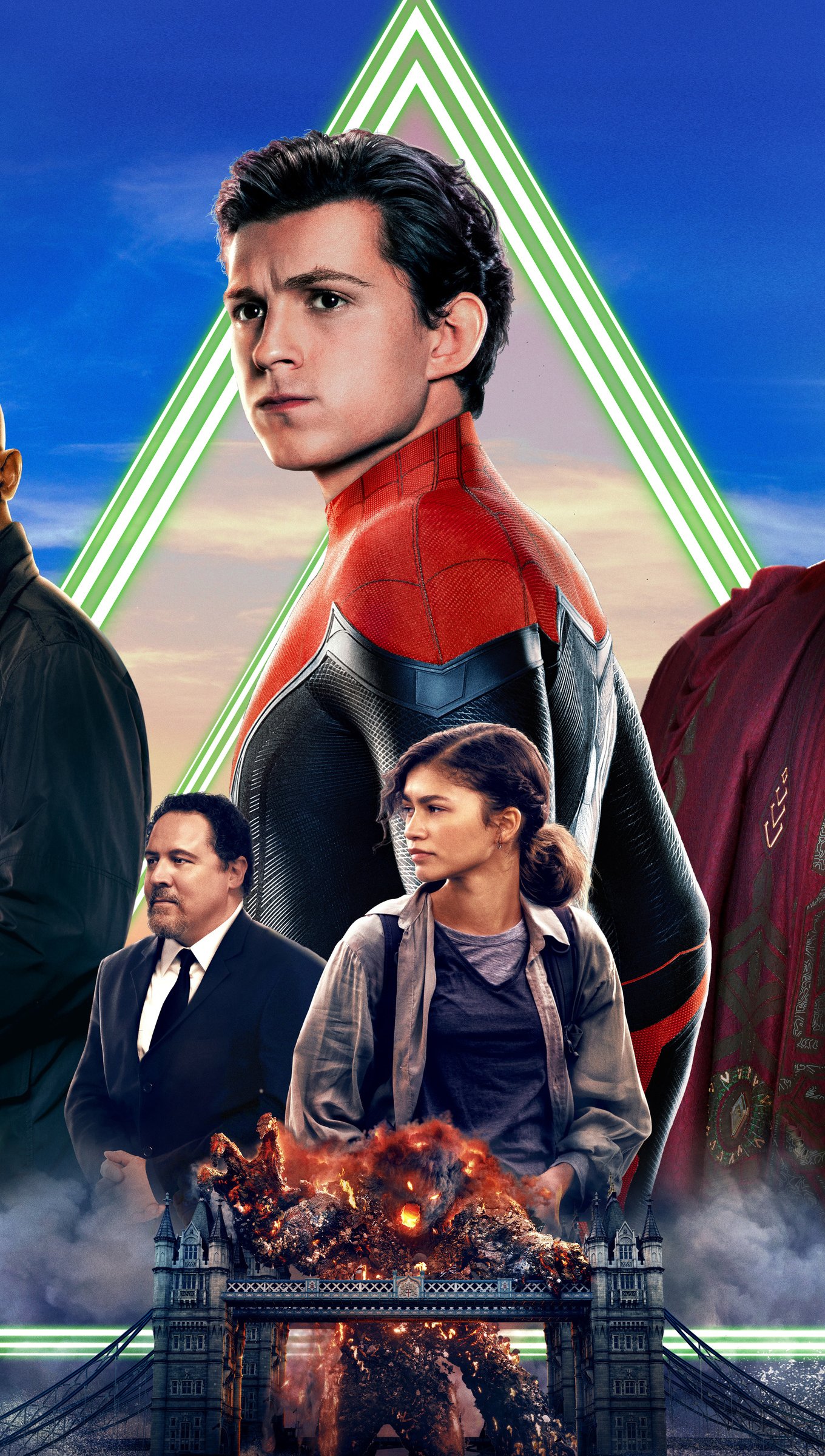 Poster con personajes de El hombre araña: Lejos de casa