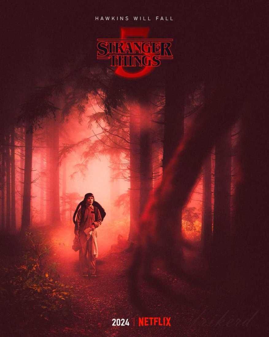 Poster promocional de stranger things 5