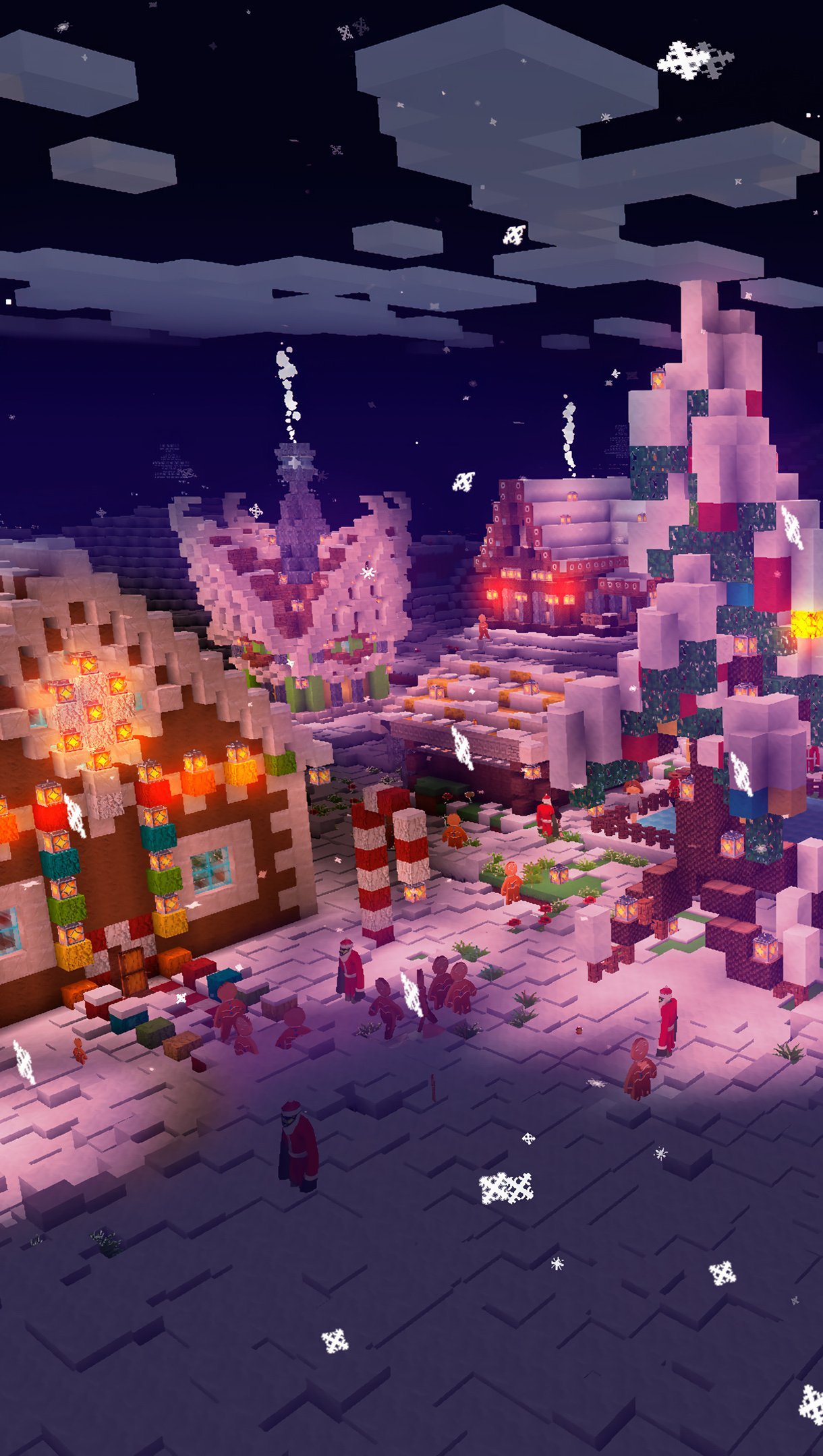 Pueblo Navideño Minecraft