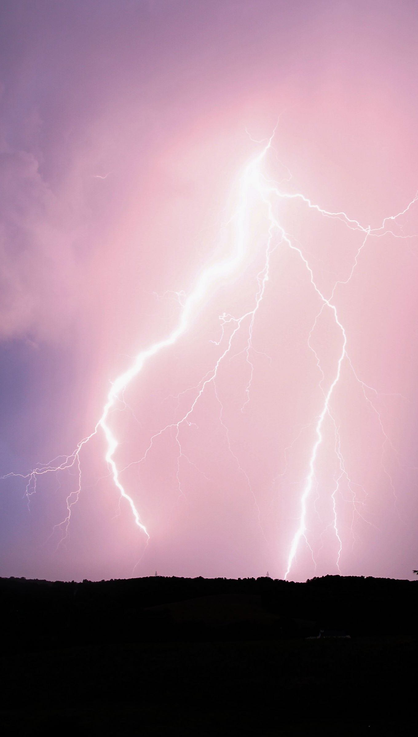 Rayos durante tormenta