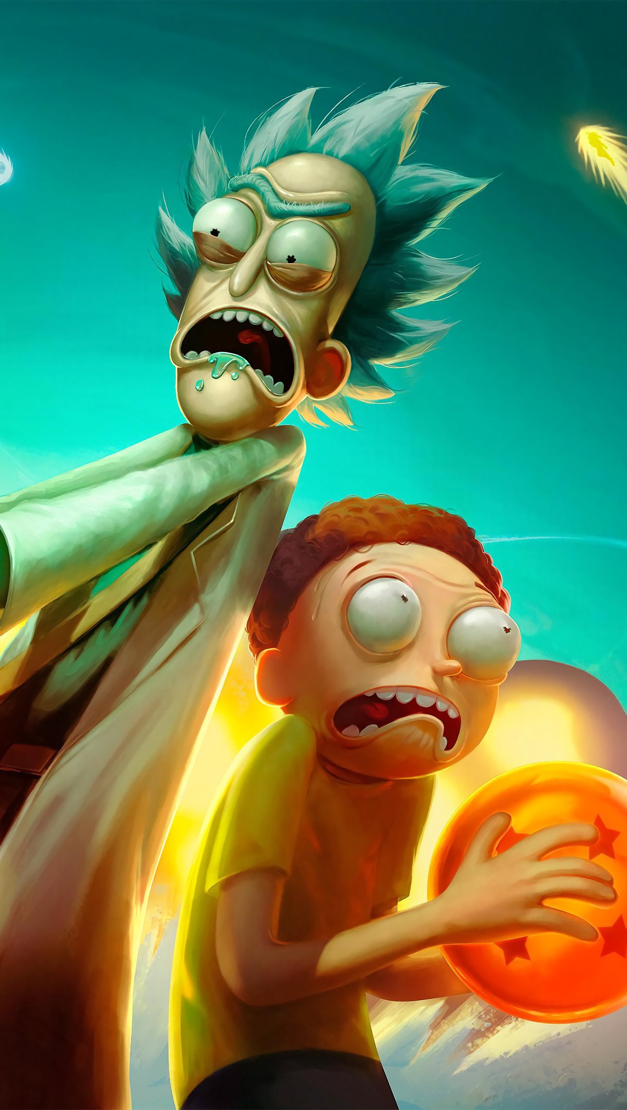 Rick y Morty en Universo de Dragon Ball