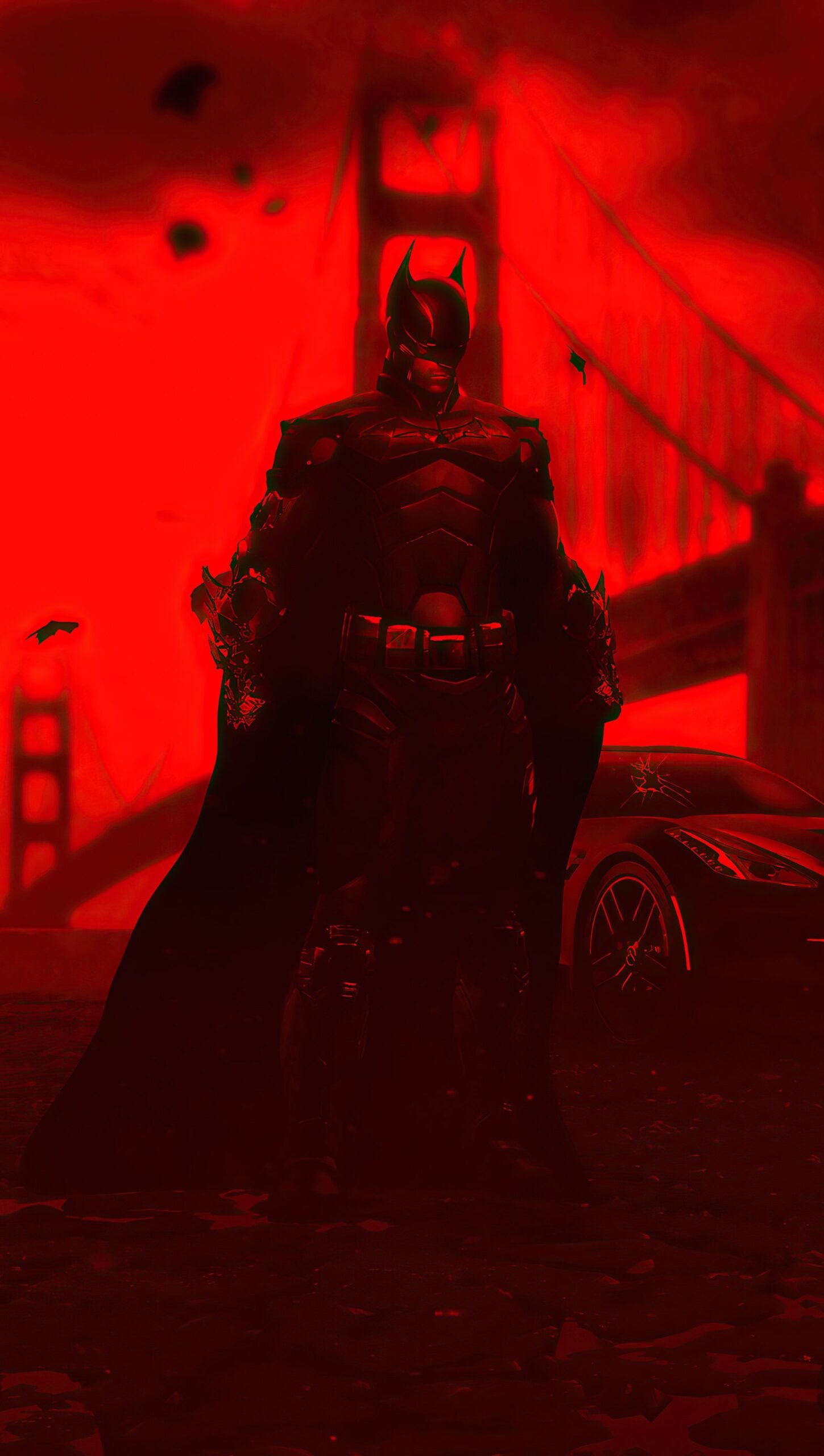 Rojo es el nuevo color de Batman