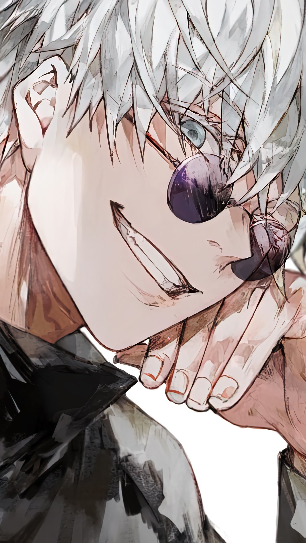 Satoru Gojo con lentes de Jujutsu Kaisen