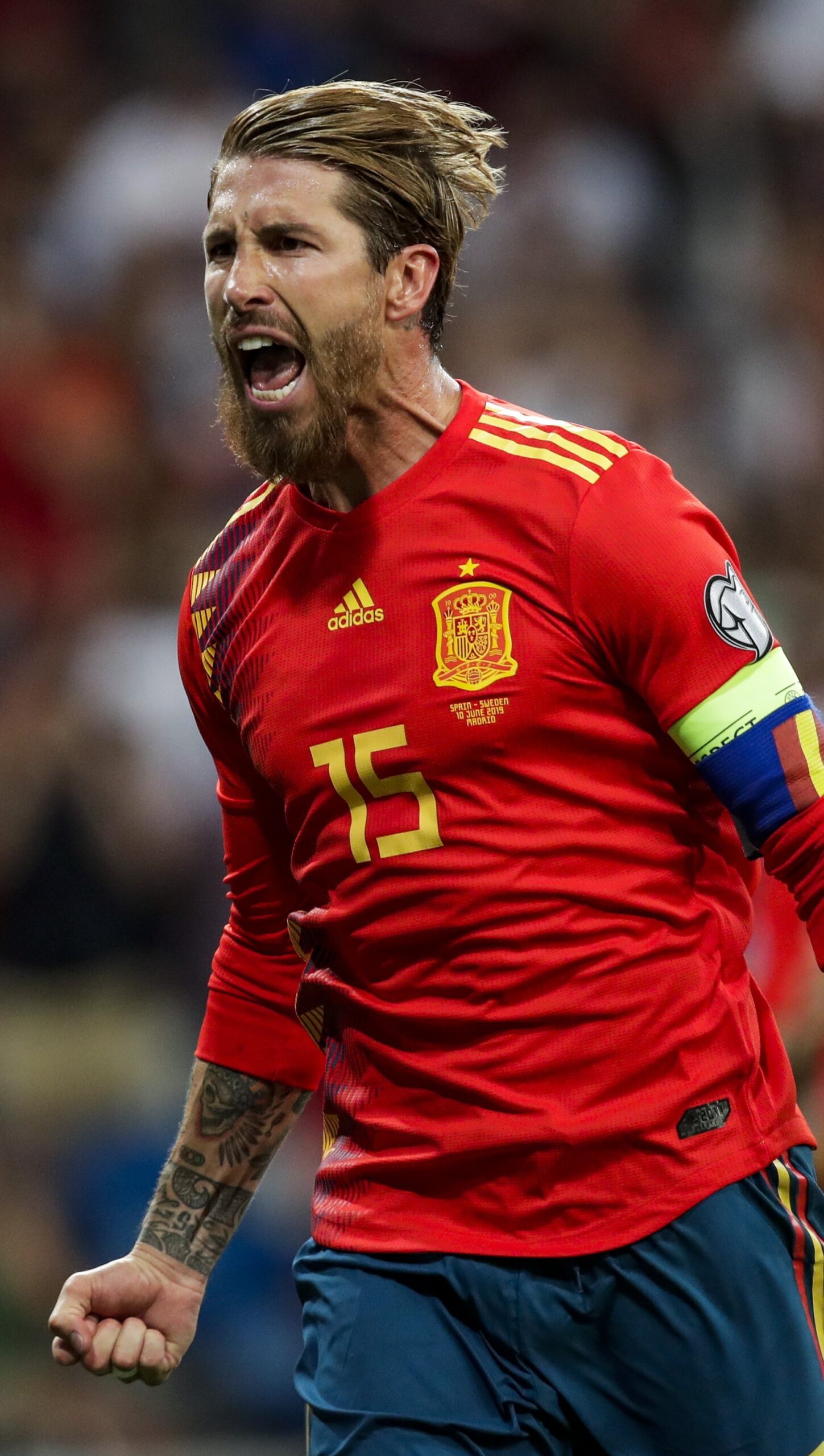 Sergio Ramos en la Selección Española