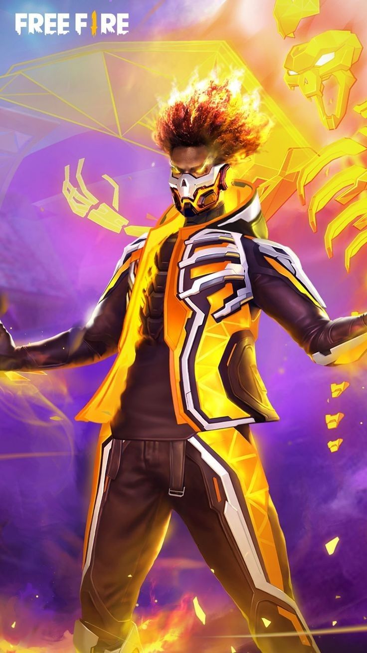 Skin amarilla fuego Free Fire