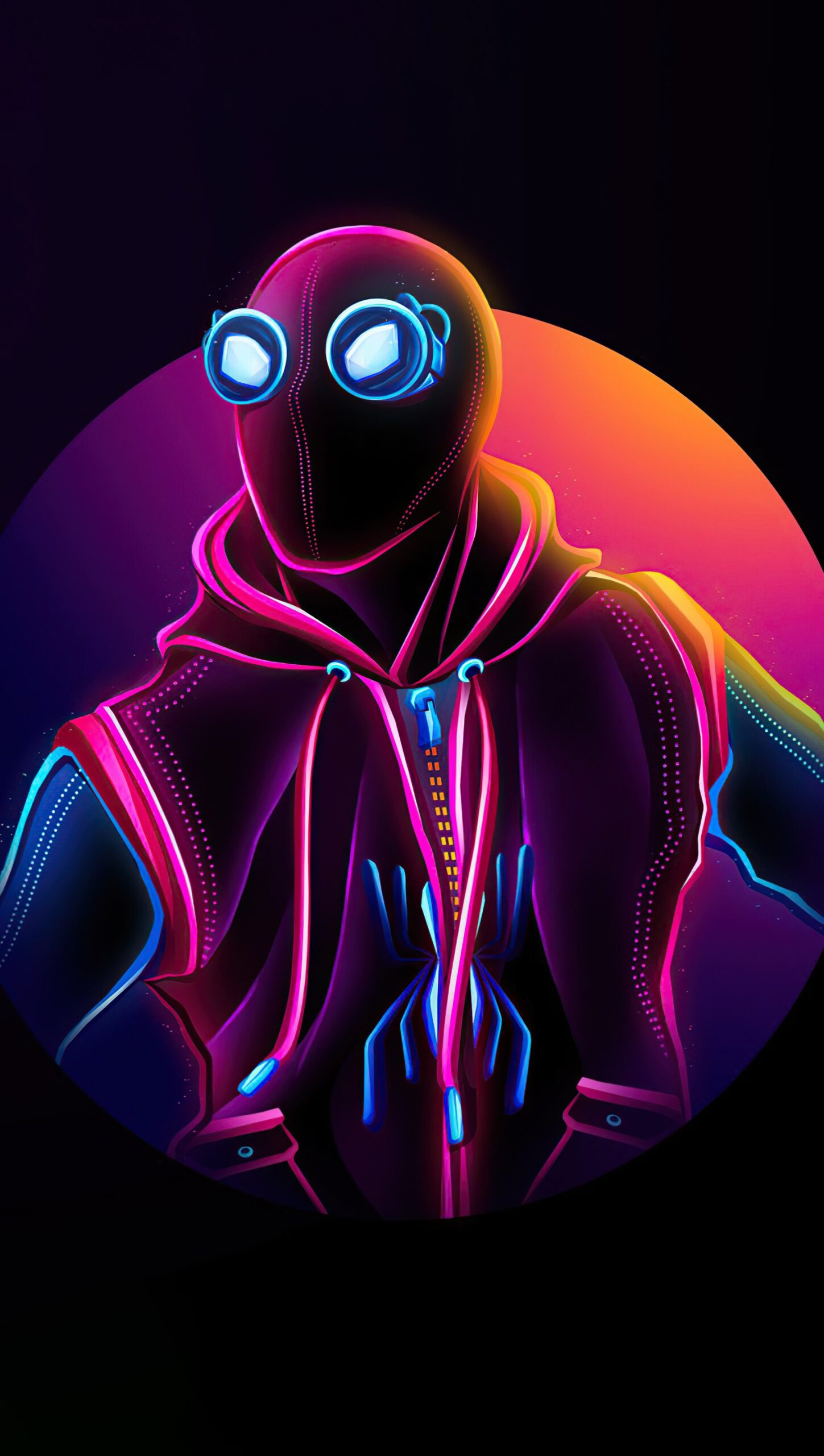 Spider Man Homemade suit Neon