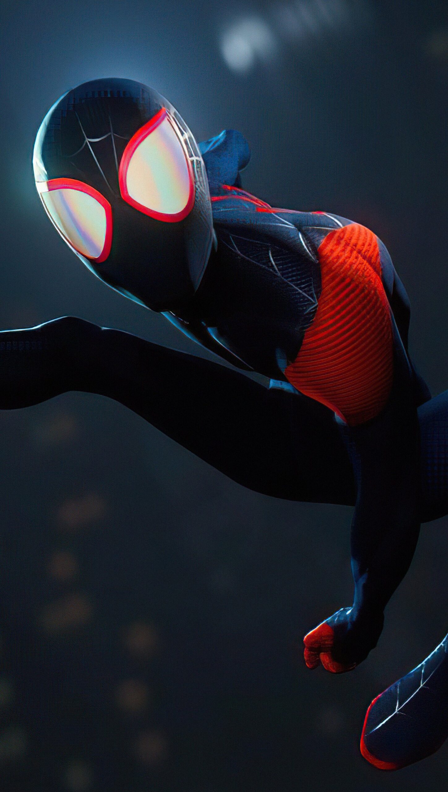 Spider Man traje negro remasterizado