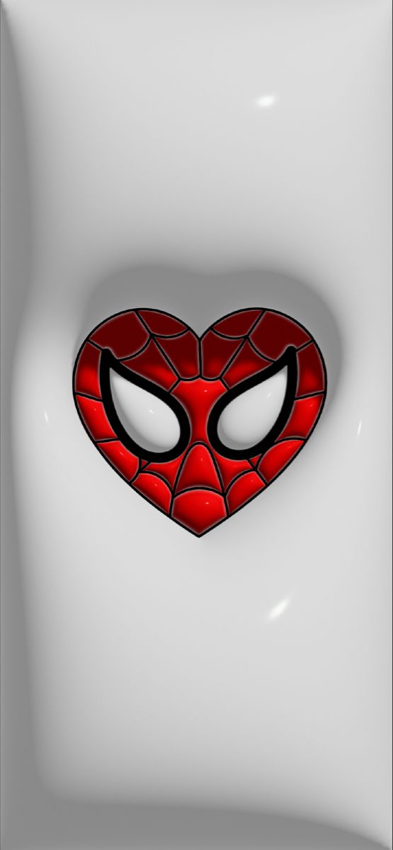 Spiderman corazon con fondo blanco