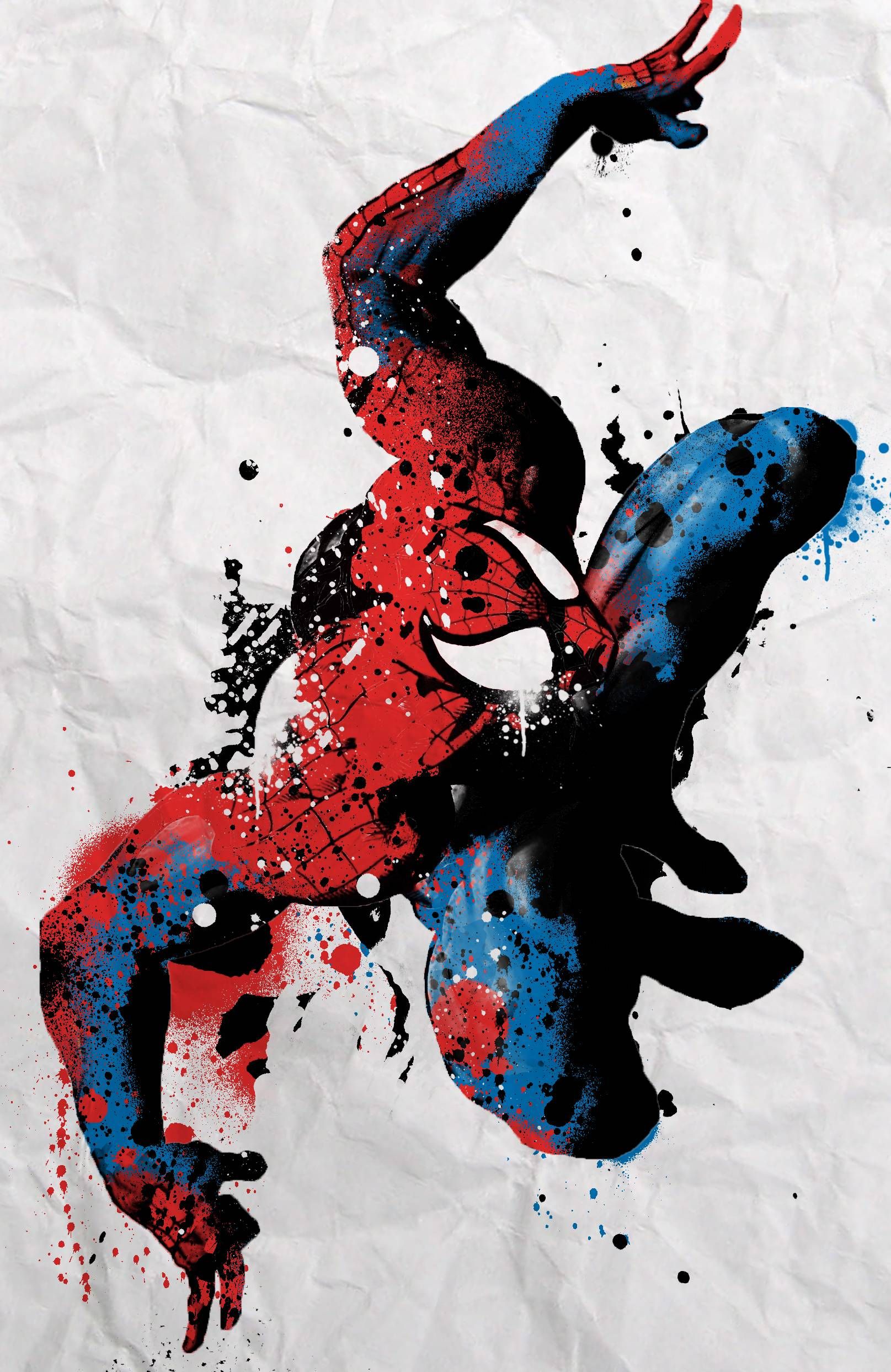 Spiderman pintado en spray de lujo