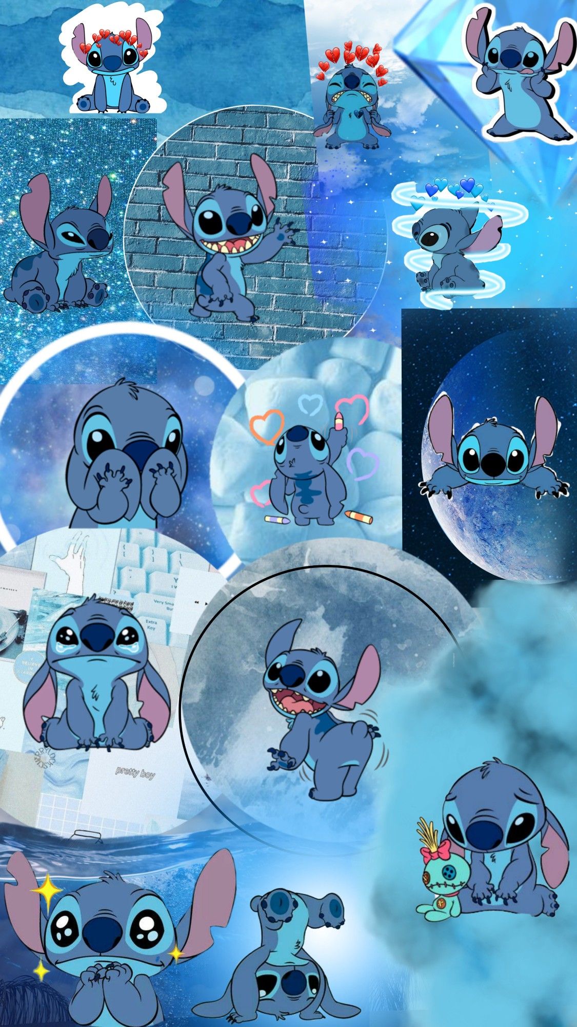 Stitch en burbuja super collage