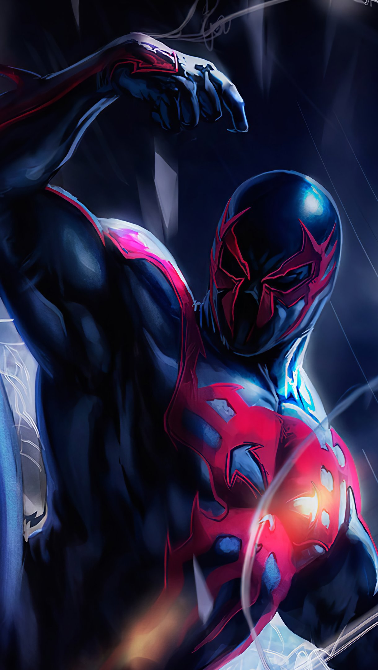 Superheroe Hombre araña 2099