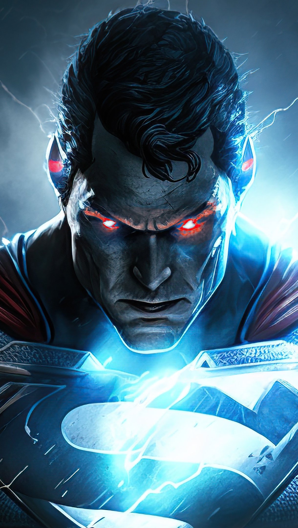 Superman ojos brillantes