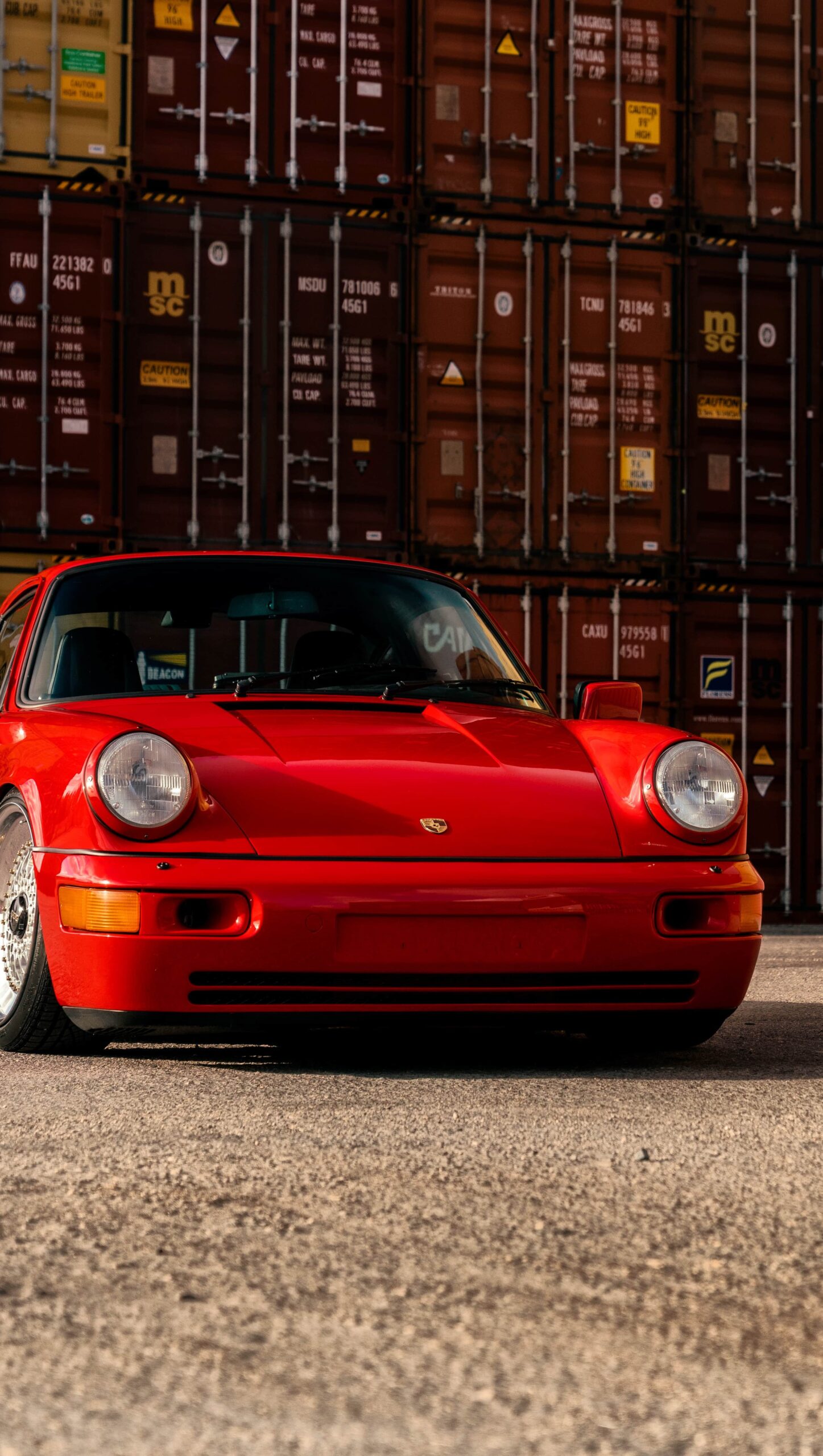 Taco Porsche rojo