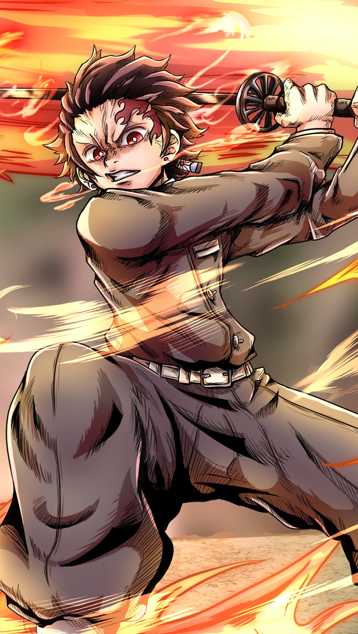 Tanjiro Flame Demon Slayer