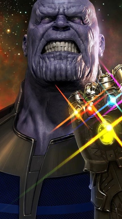 Thanos en Vengadores: Infinity War