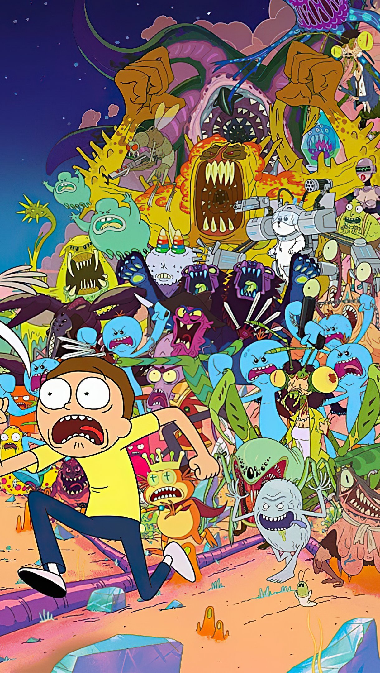 Todos los personajes de Rick y Morty