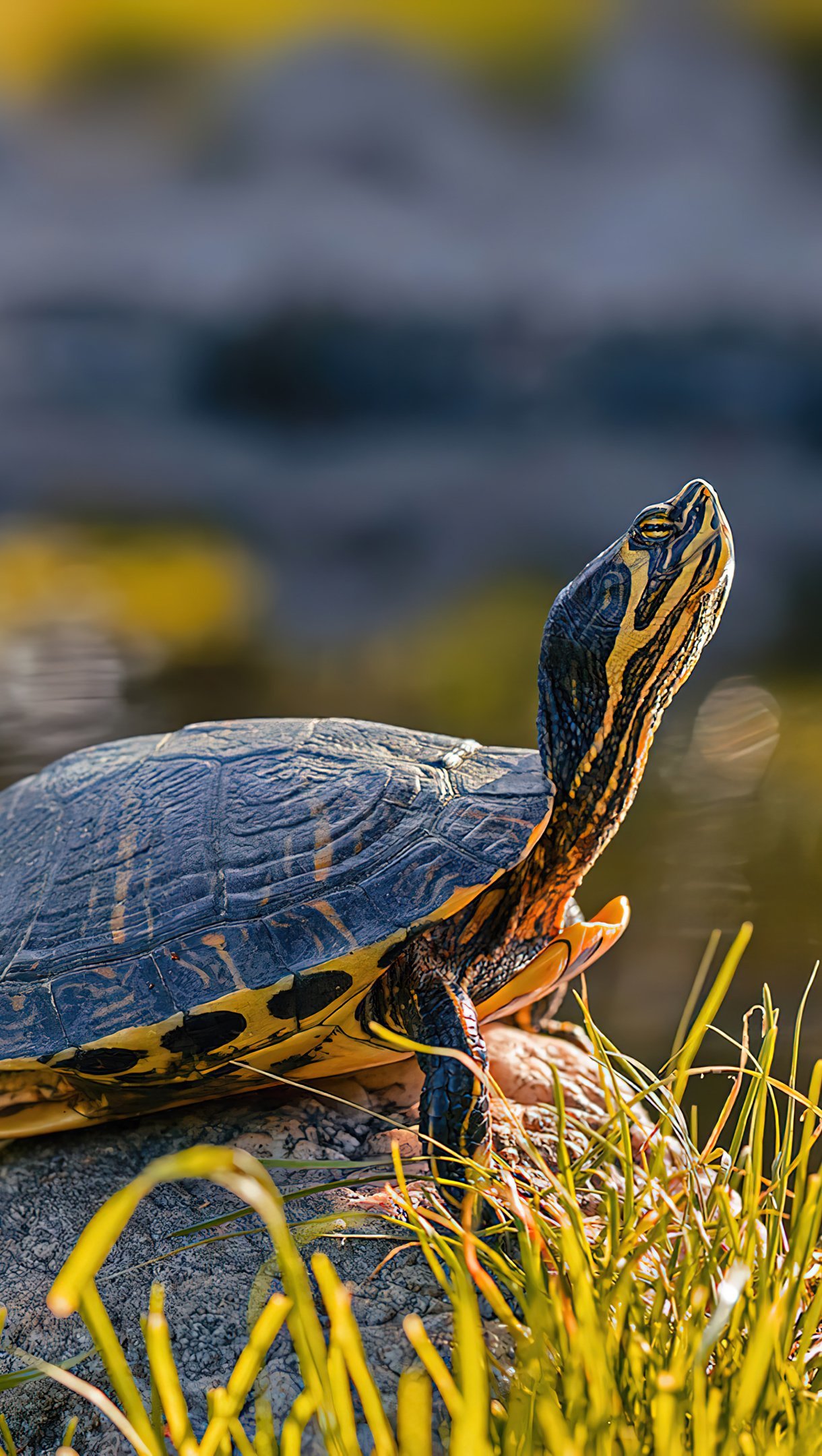 Tortuga en roca