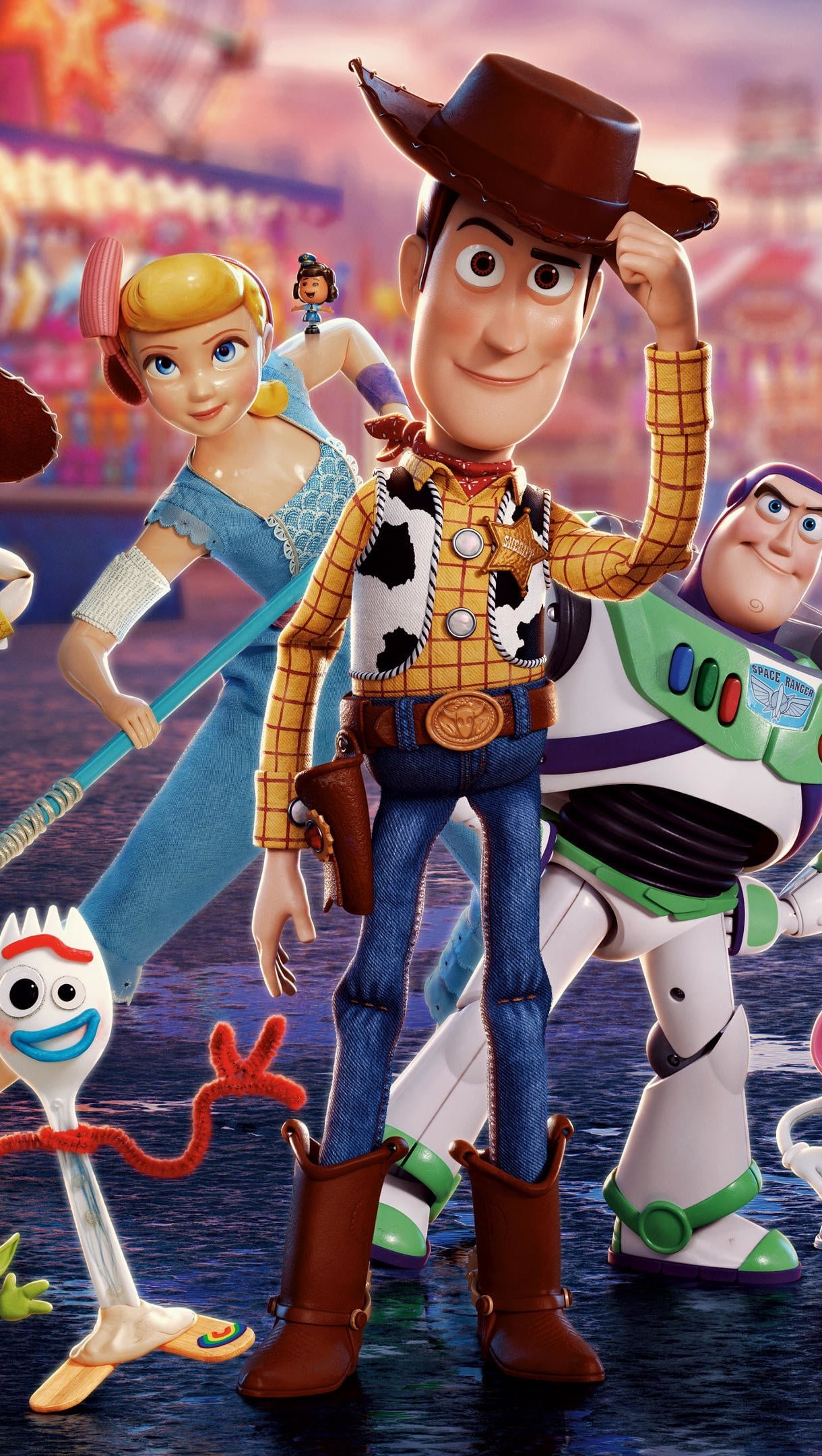 Toy Story 4 Personajes Poster