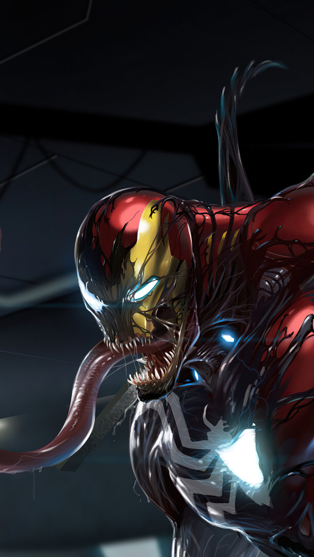 Venom Invasión de la base de Iron Man