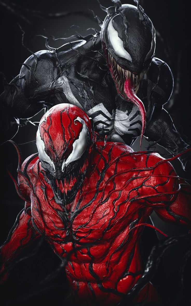 Venom y Carnage vs Spiderman