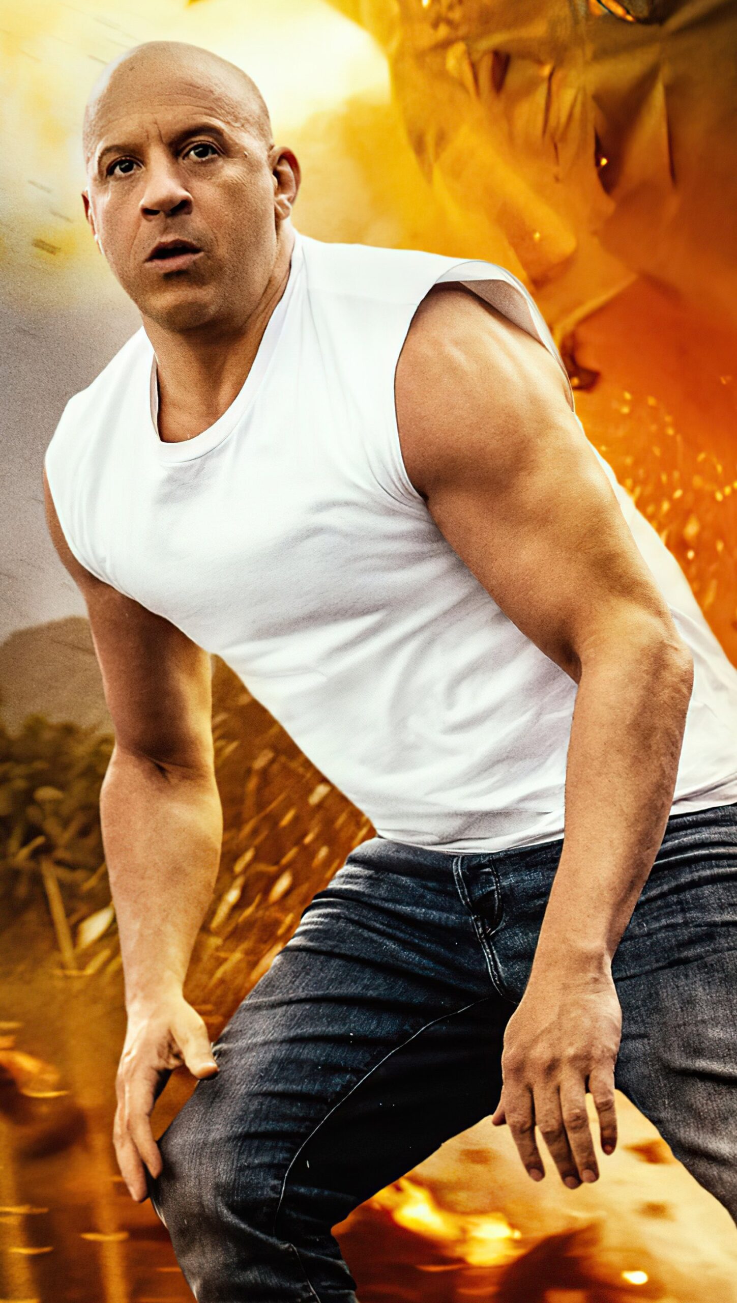 Vin Diesel como Dominic Toretto en Rapidos y furiosos 9 2021