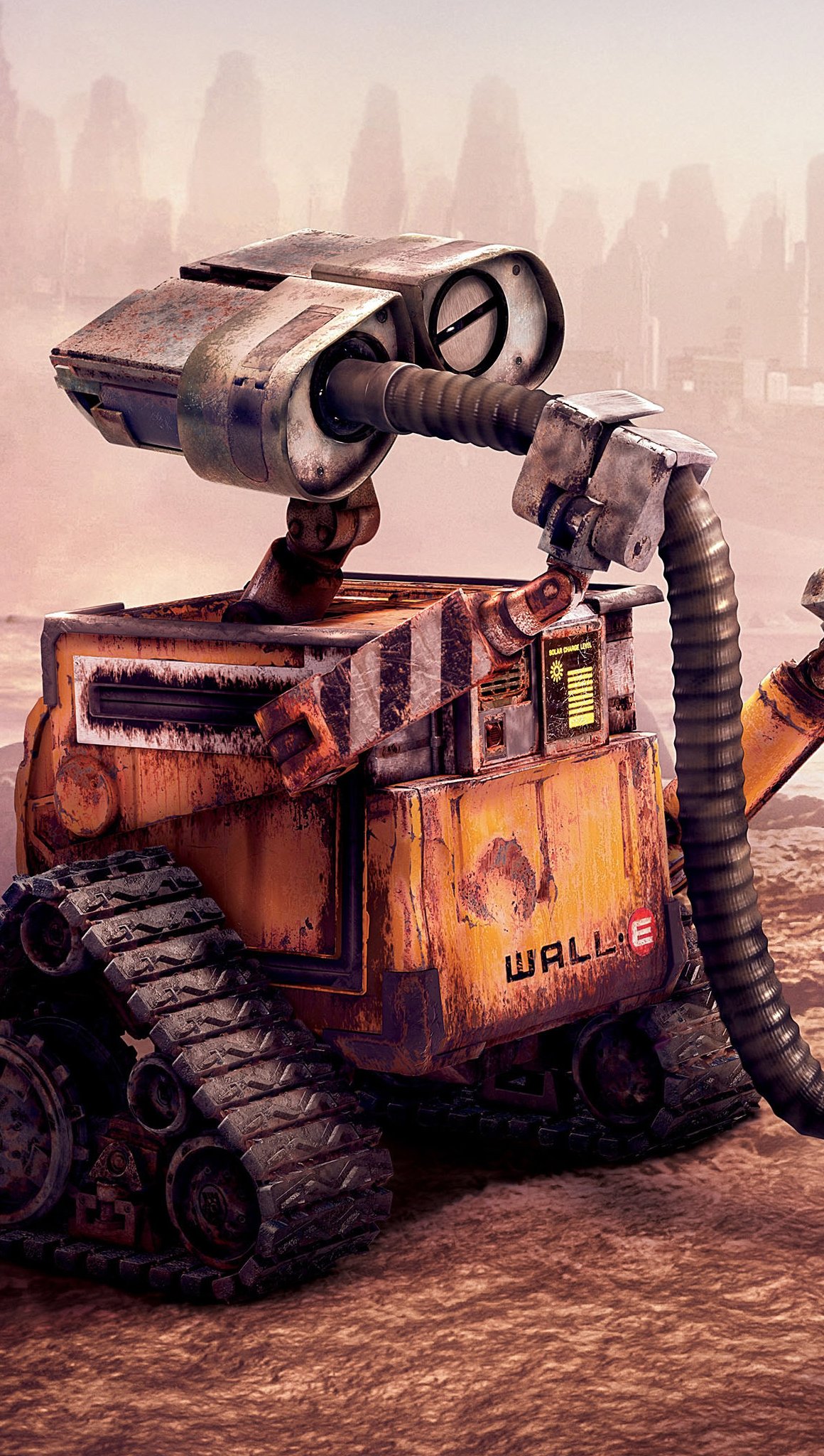 Wall-e con aspiradora