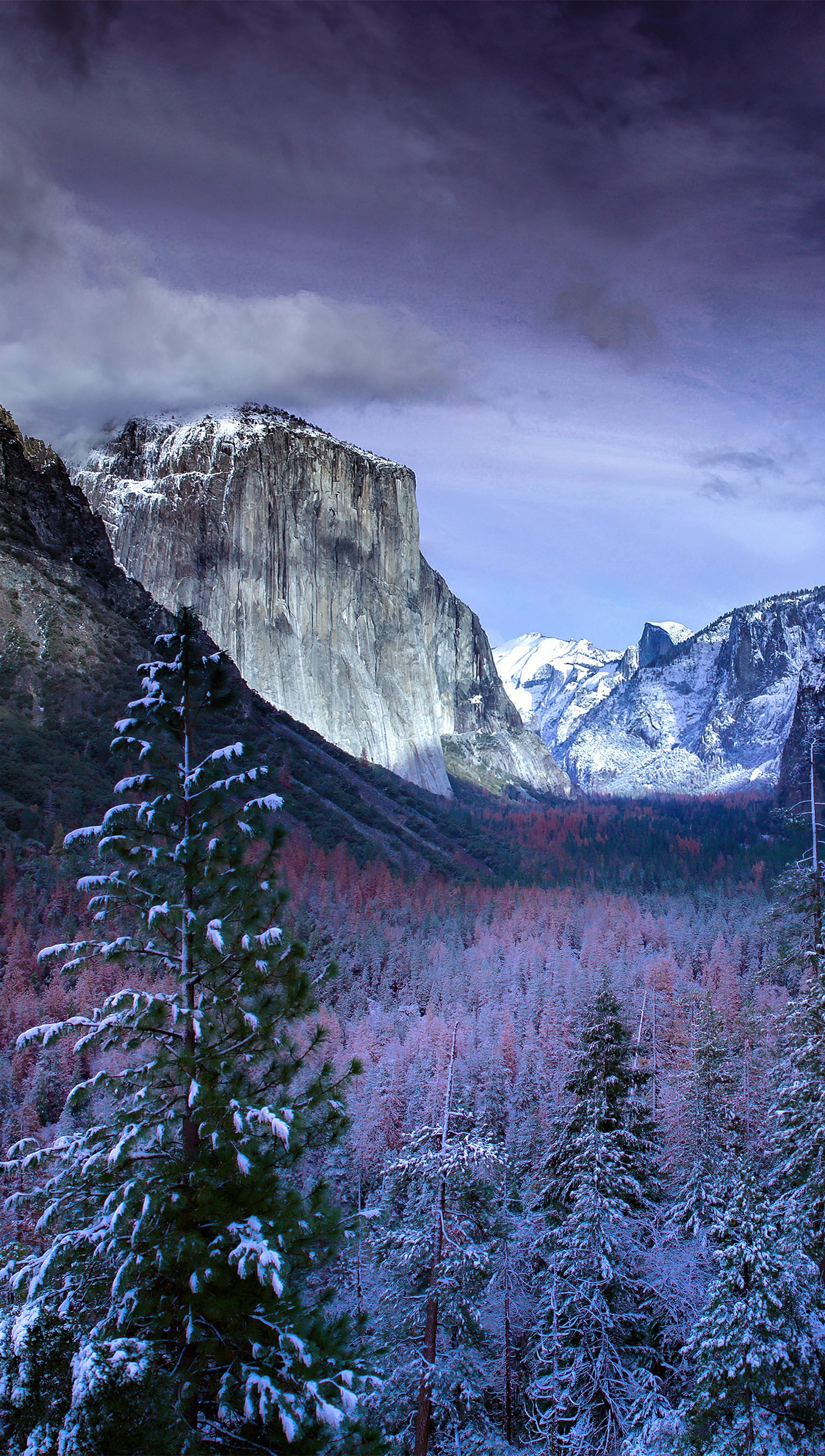 Yosemite en el invierno