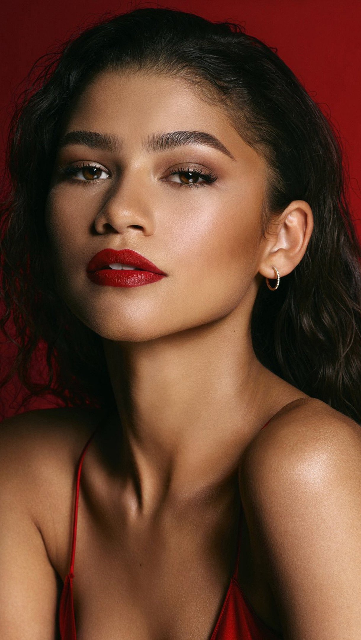 Zendaya labios rojos