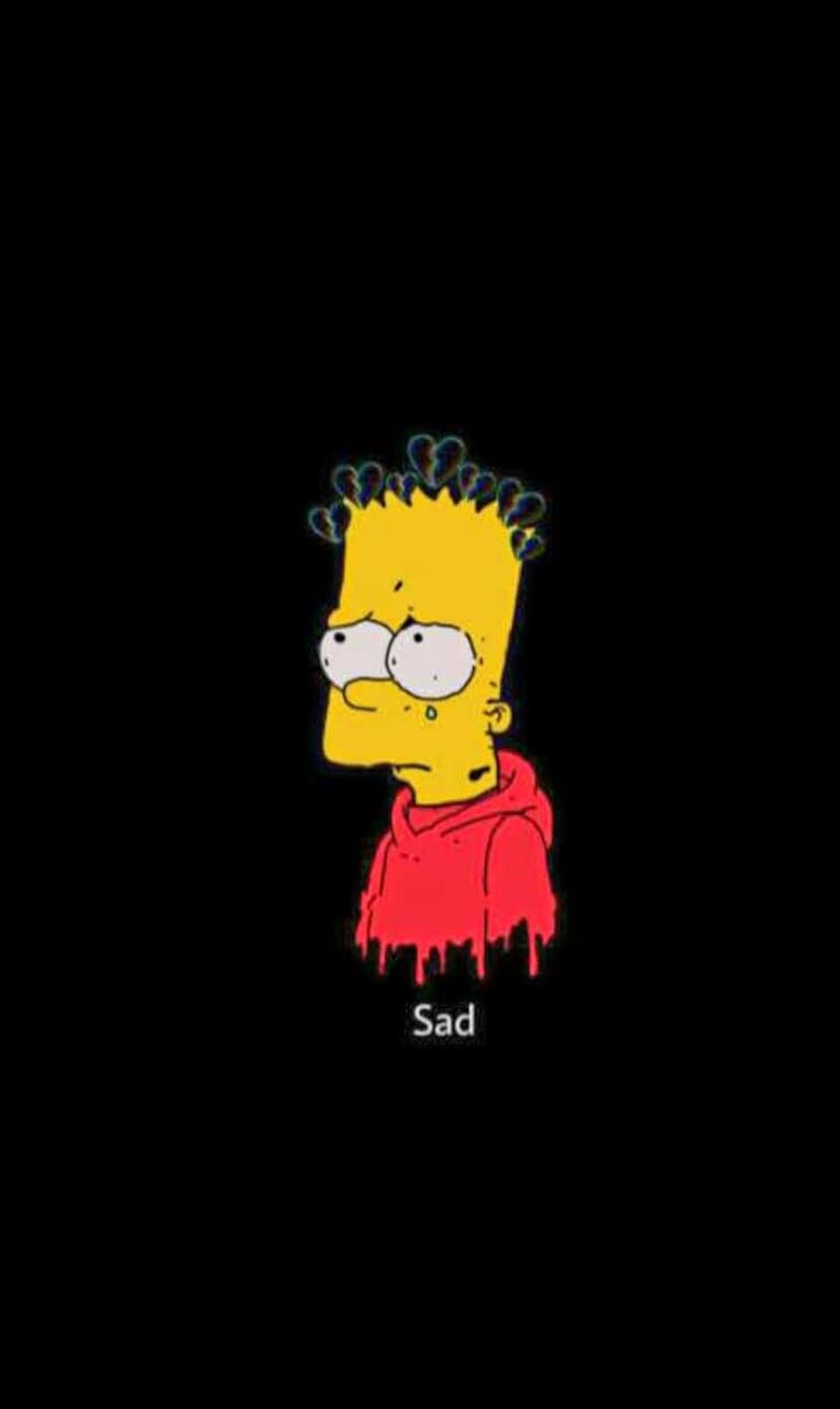 bart triste y destrozado