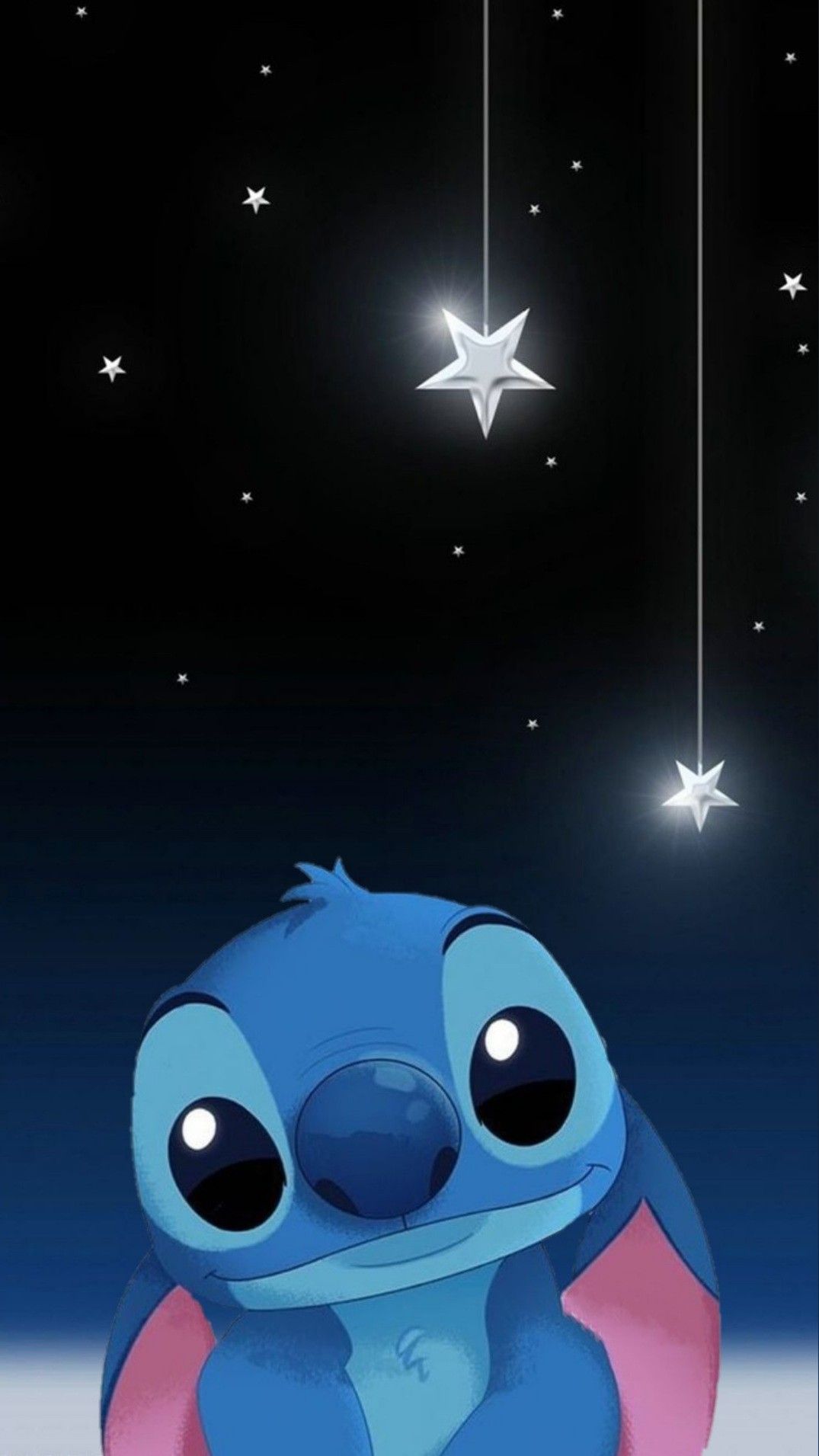 lindos fondo de buenas noches con Stitch